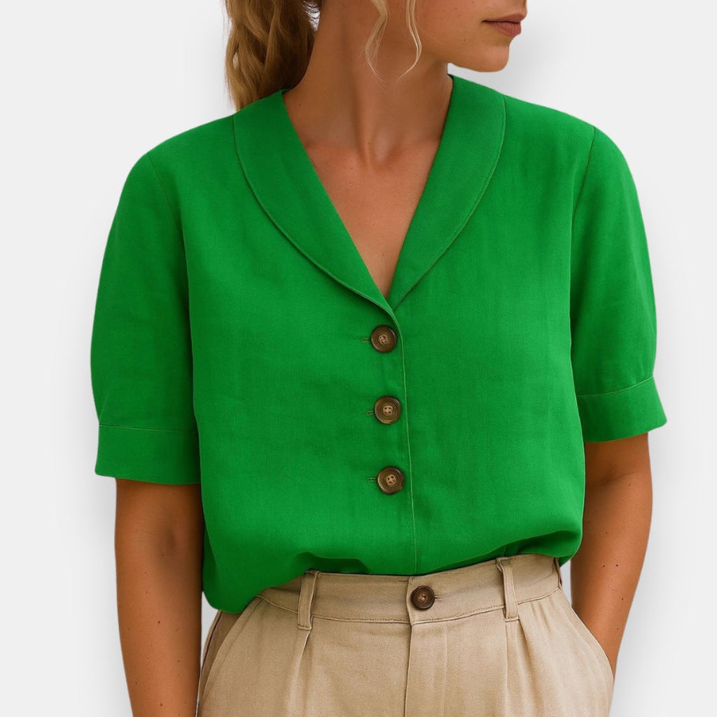 Estelle | Blouse col châle