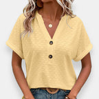 Cosette | Blouse jacquard col V
