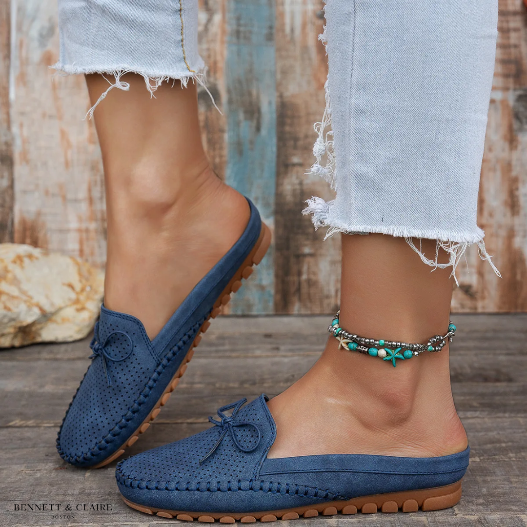 Ballerines Élégantes en Cuir Souple Luna™ - Confort Orthopédique