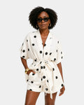 Josseline | Ensemble d'été blouse et short à pois