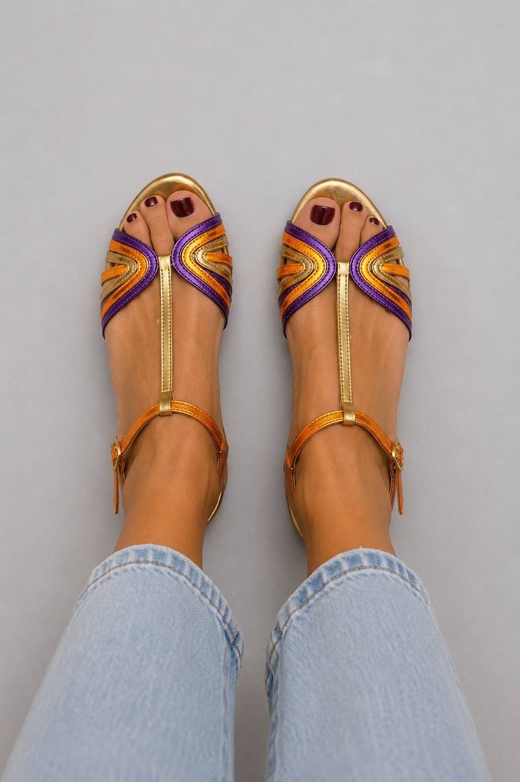 Sandales Méditerranéennes Viviana™ | Élégance Colorée