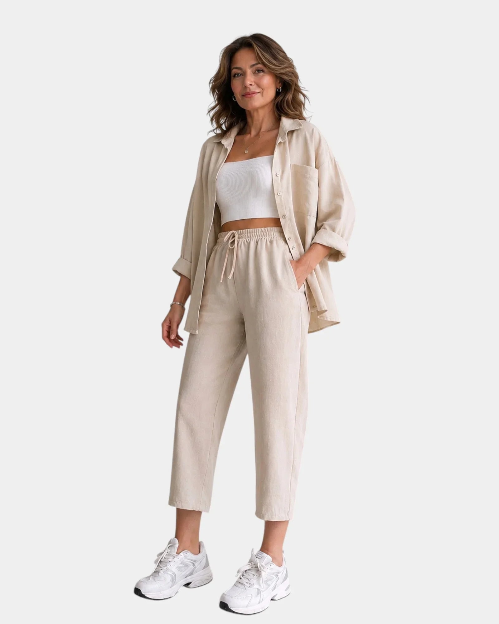 Pétronille | Ensemble léger chemise et pantalon