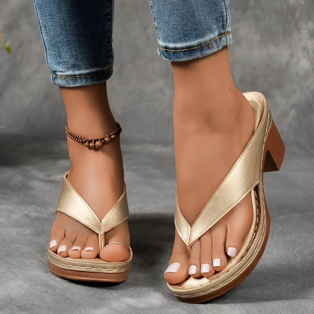Geneva™ Elegant High-Heeled Mule Maison Fleurine