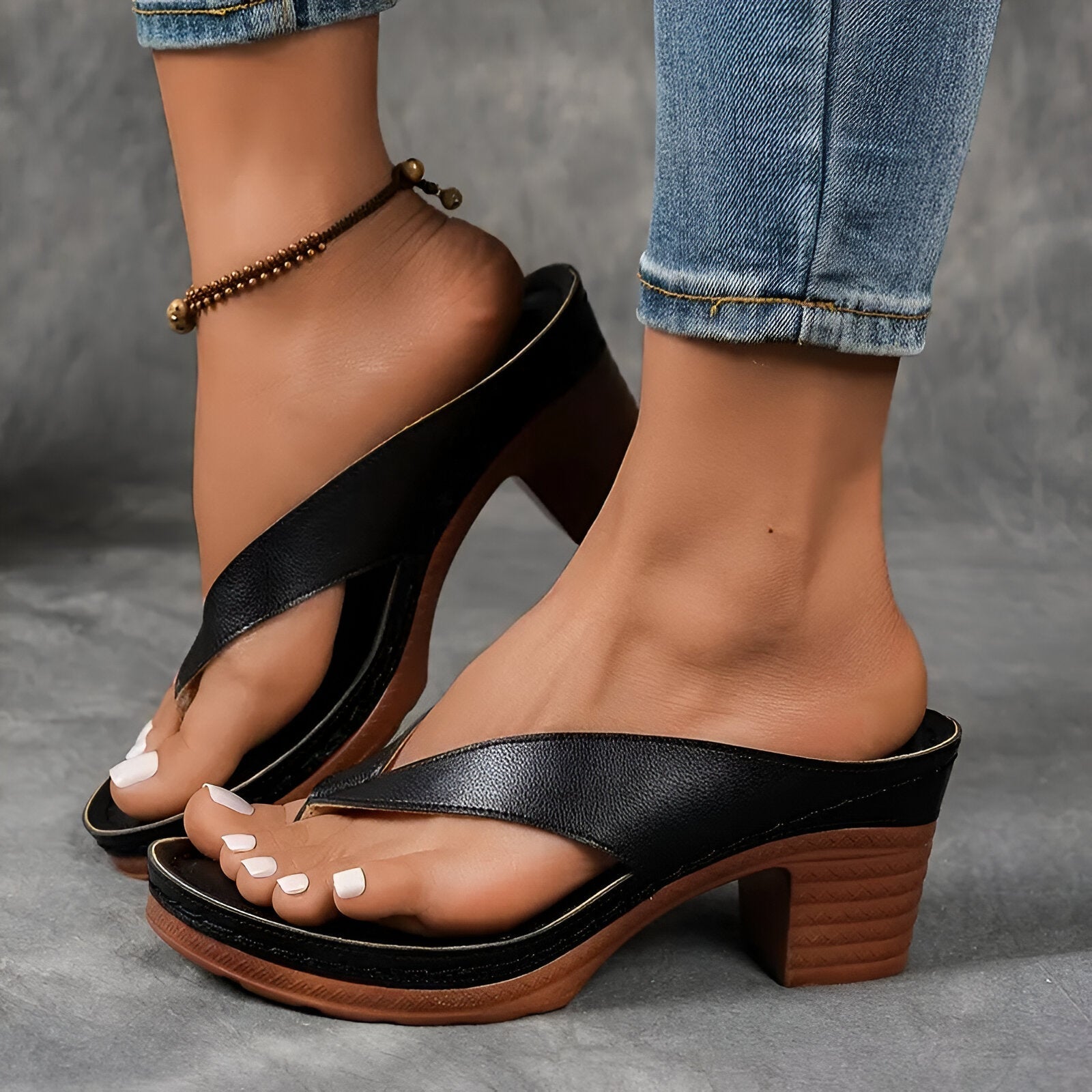 Geneva™ Elegant High-Heeled Mule Maison Fleurine