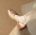Sandales Orthopédiques Élégantes Marise en Cuir Souple et Chic