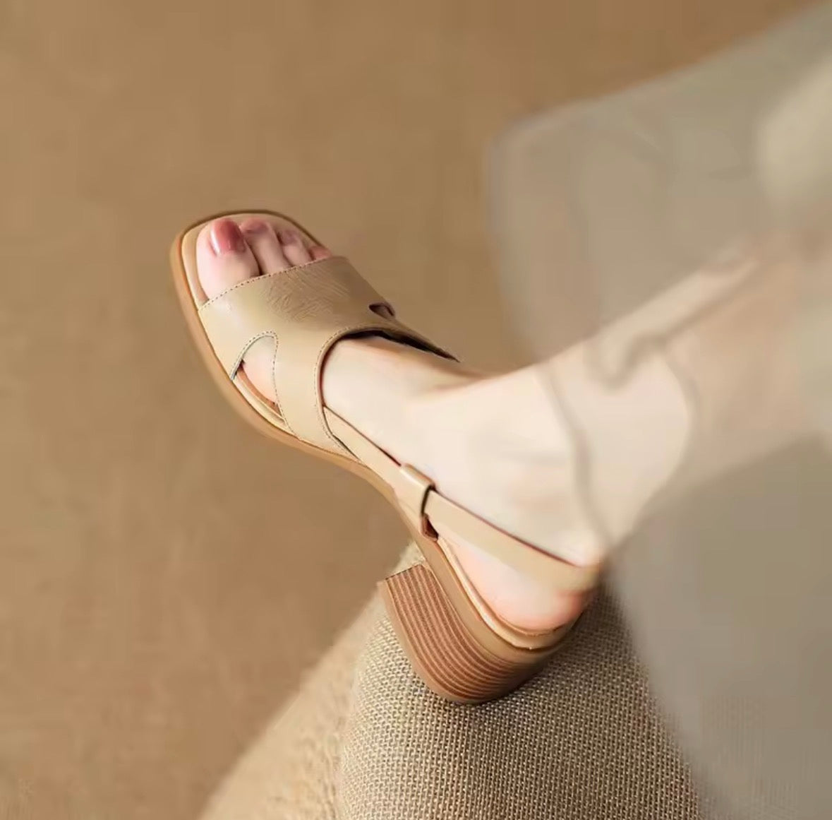 Sandales Orthopédiques Élégantes Marise en Cuir Souple et Chic