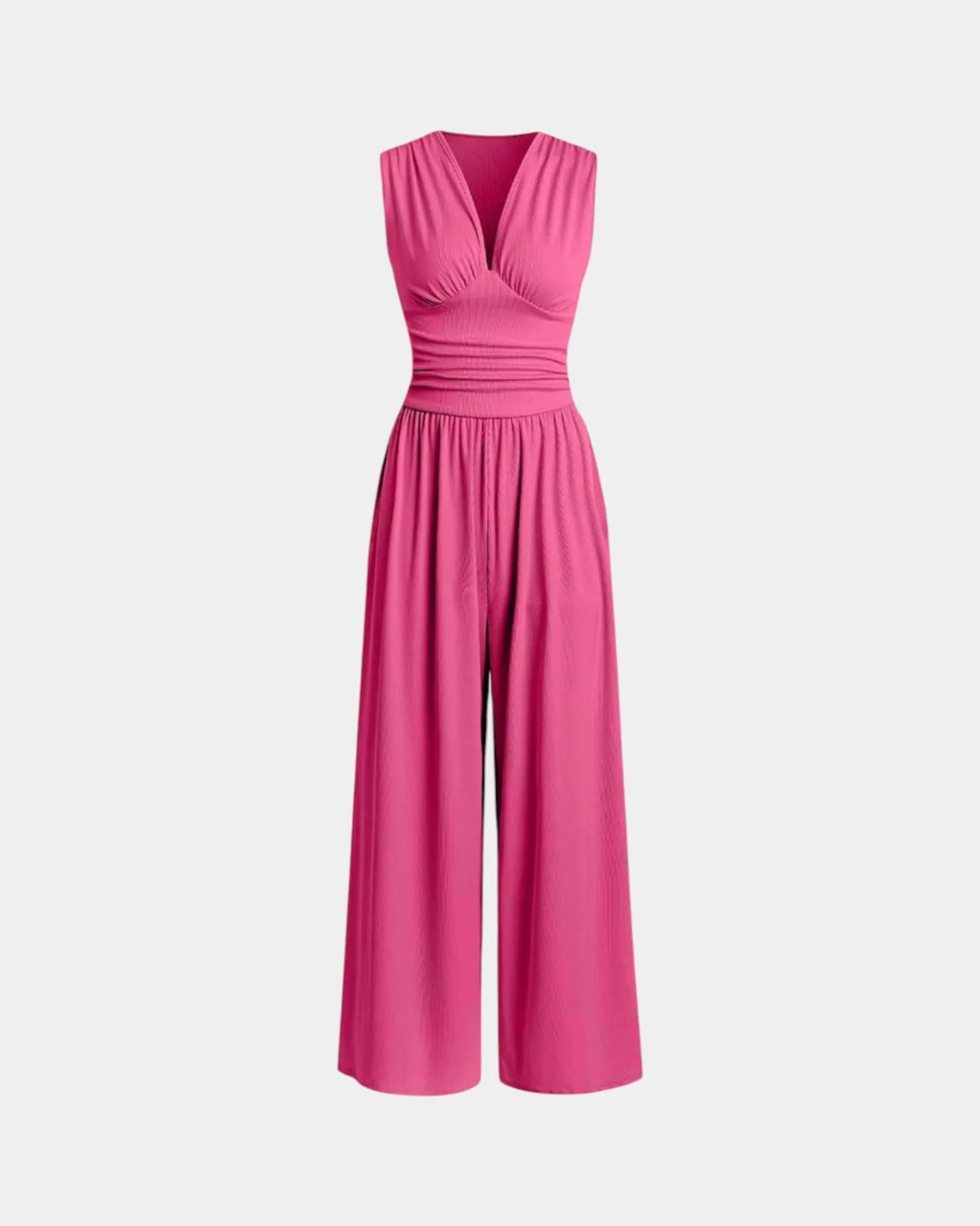 Sultana | Combinaison sans manches à jambes larges chic