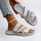 Sandales Orthopédiques Élégantes Marvella en Cuir Luxe