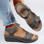 Sandales Flex Orthopédiques Margot en Cuir Élégant et Confortable