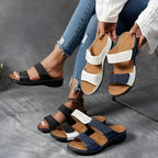 Sandales Orthopédiques Élégantes Lynn en Cuir Luxe