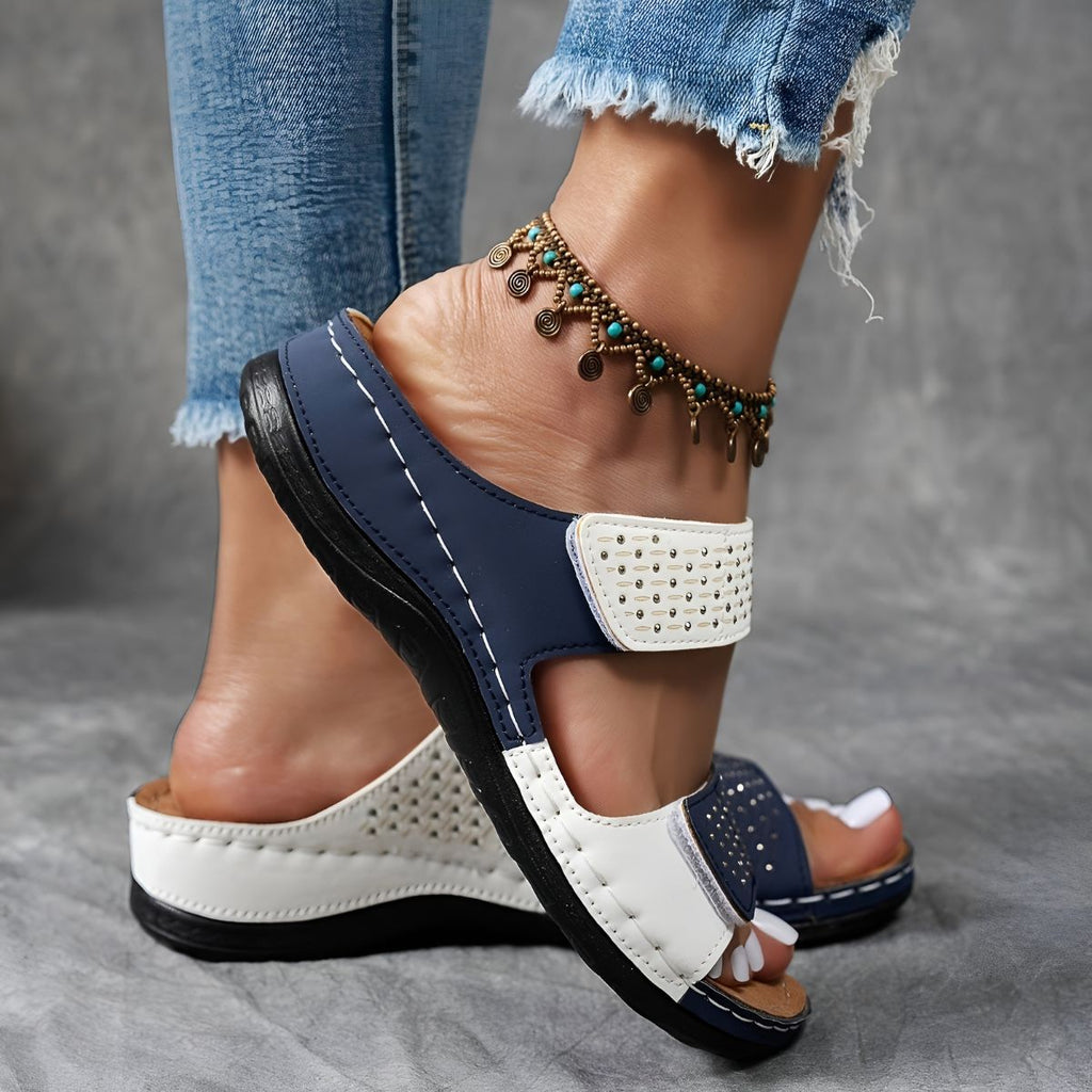 Sandales Orthopédiques Élégantes Lynn en Cuir Luxe