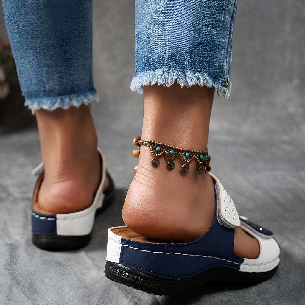 Sandales Orthopédiques Élégantes Lynn en Cuir Luxe