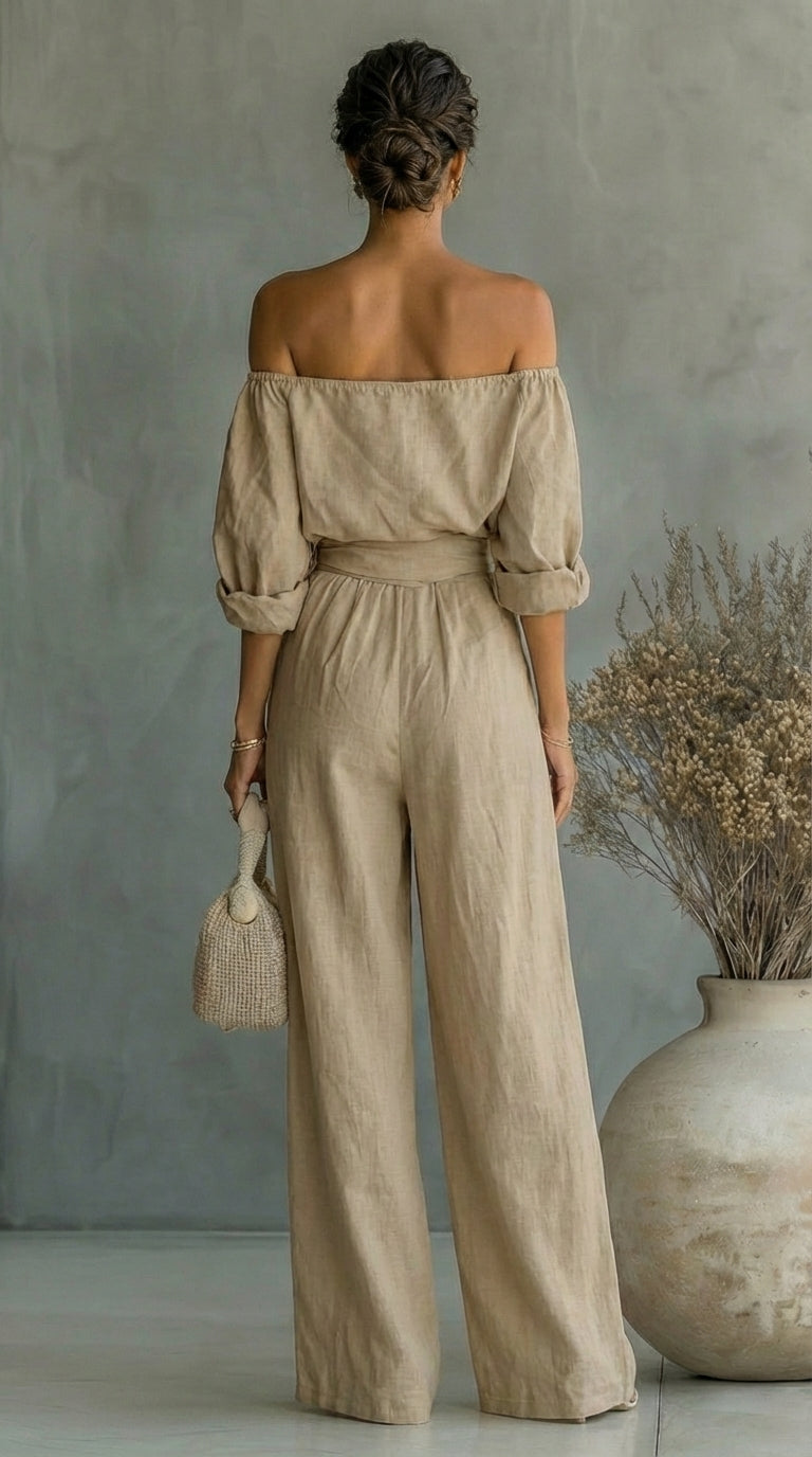 Arabella | Exclusive linen-effect outfit for a stylish summer Maison Fleurine