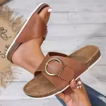 Sandales Orthopédiques Avelina en Cuir Élégant et Confortable