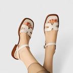 Sandales Plates Vera en Cuir Épuré - Élégance Distinguée