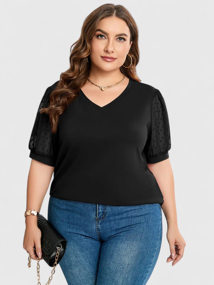 Brooke™  | Comfortable V-Neck Top Maison Fleurine