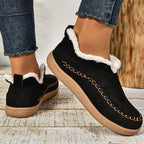 Chic Pantoufles Orthopédiques Eliza en Velours Luxe