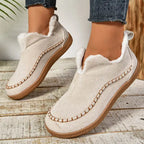 Chic Pantoufles Orthopédiques Eliza en Velours Luxe
