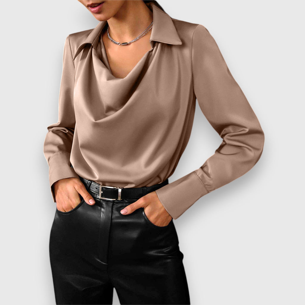 Alisa | Blouse satinée fluide