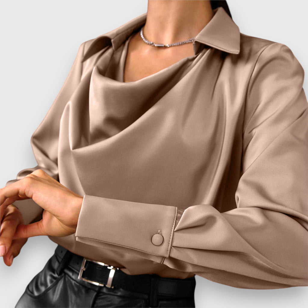 Alisa | Blouse satinée fluide