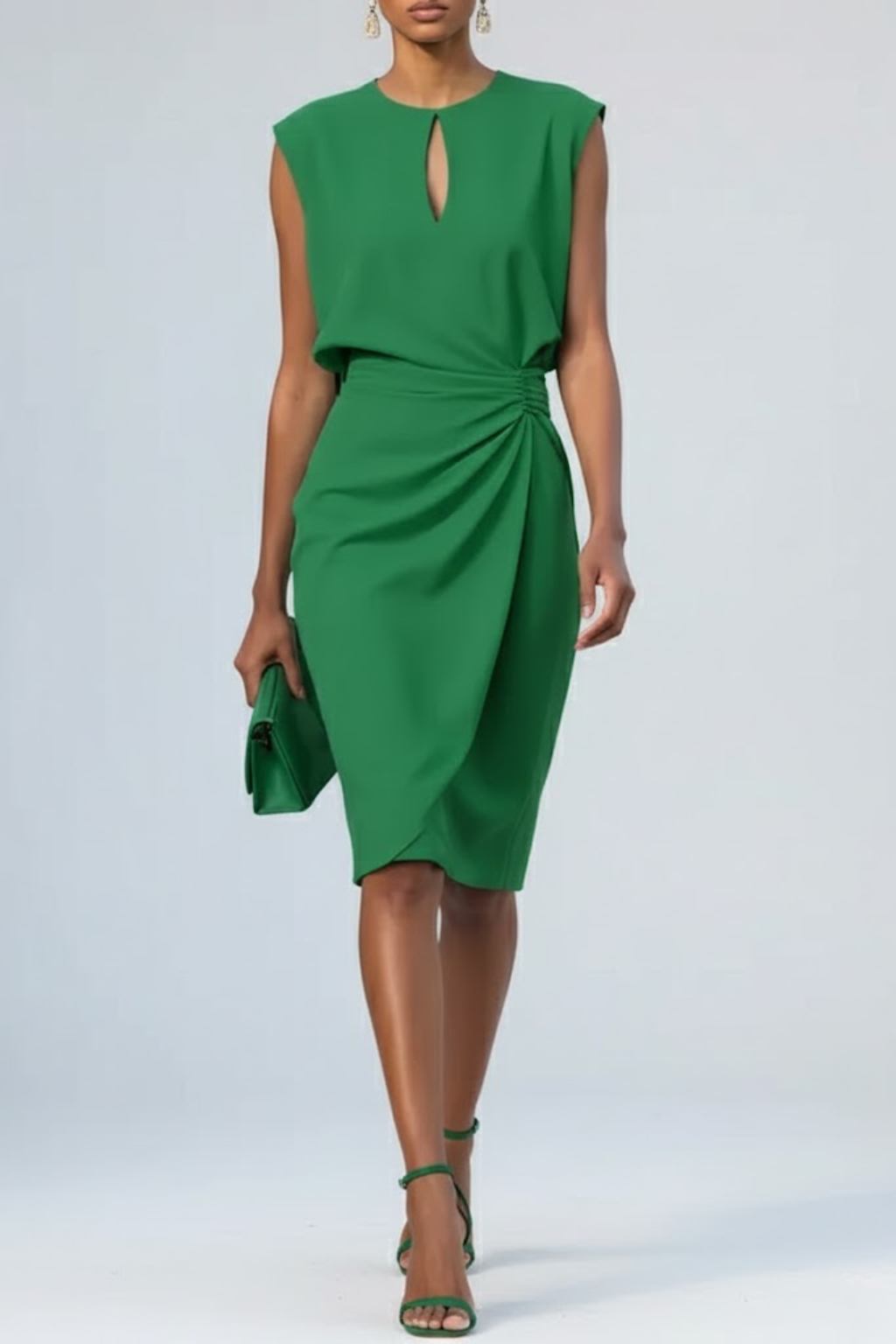 Éloise | Robe Midi Drapée