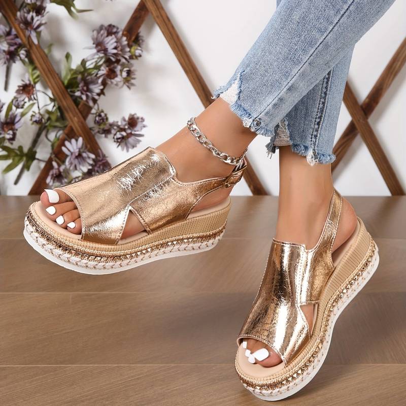 Sandales Orthopédiques TEANA en Cuir Luxe — Élégance et Confort