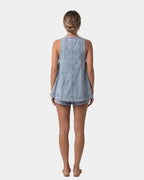 Erell | Ensemble short avec blouse en denim