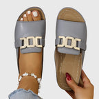 Sandales à Boucle Kathryn - Élégance Confortable et Chic