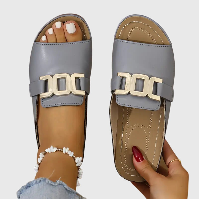 Sandales à Boucle Kathryn - Élégance Confortable et Chic