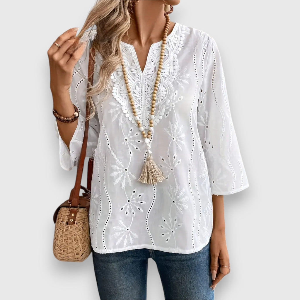 Tessa | Blouse décontractée à boutons