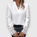 Bella | Blouse manches longues ajourées