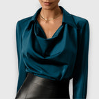 Alisa | Blouse satinée fluide