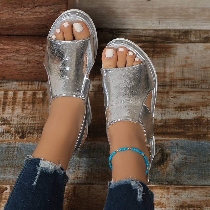 Sandales Orthopédiques TEANA en Cuir Luxe — Élégance et Confort