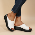 Sandales Orthopédiques Élégantes Elsie en Cuir Luxe