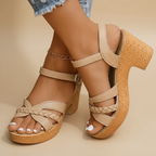 Sandales Demi en Cuir Souple - Élégance et Confort