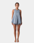Erell | Ensemble short avec blouse en denim