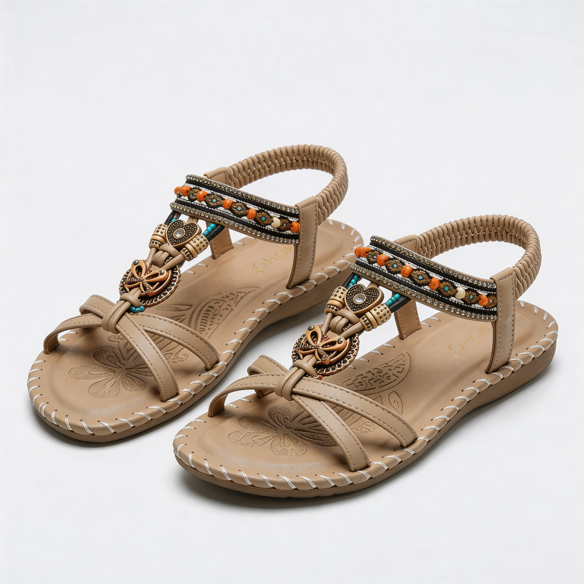 Nadia™ Sandales orthopédiques de style Ibiza pour le confort et l'élégance.