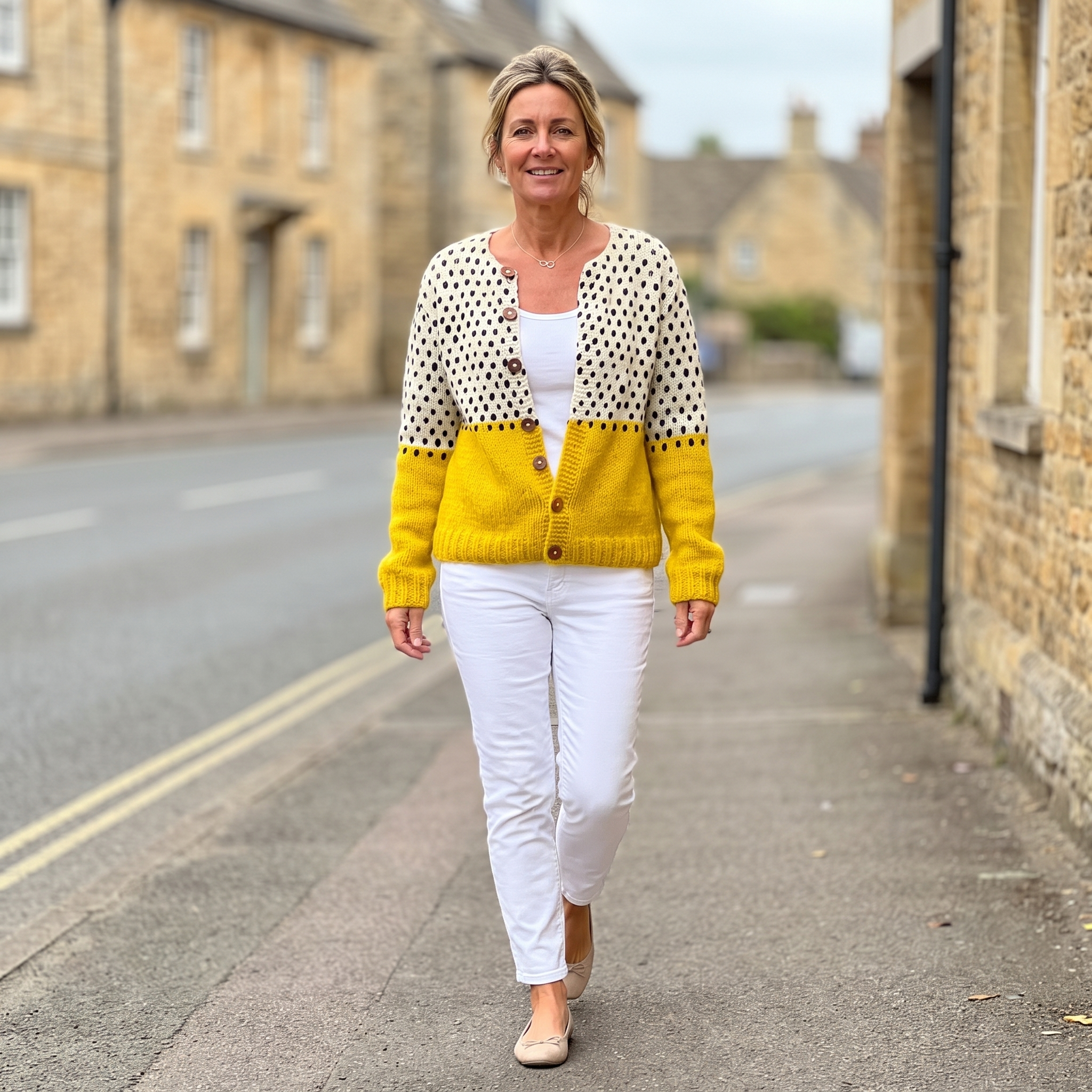 Junella | Cardigan Vintage en Maille