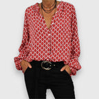 Jana | Blouse fluide imprimé chic
