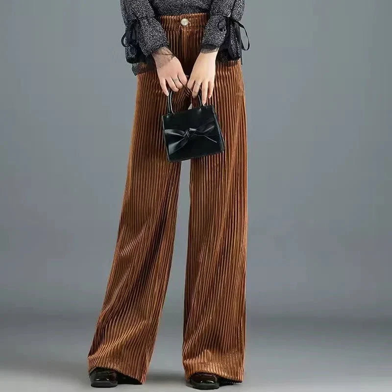 Lotus | Pantalon et velours tricoté taille haute pour femme