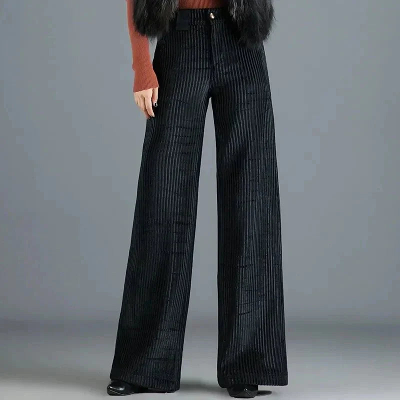 Lotus | Pantalon et velours tricoté taille haute pour femme