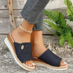 Sandales Ergonomiques Talia en Cuir de Luxe – Élégance Inégalée