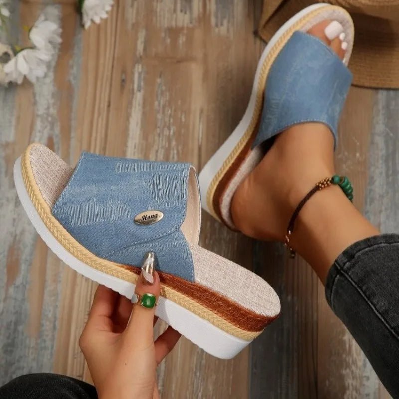 Sandales Ergonomiques Talia en Cuir de Luxe – Élégance Inégalée