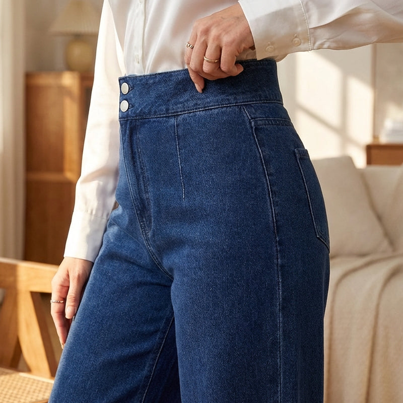 Adèle™ — Jean taille haute qui affine délicatement la silhouette